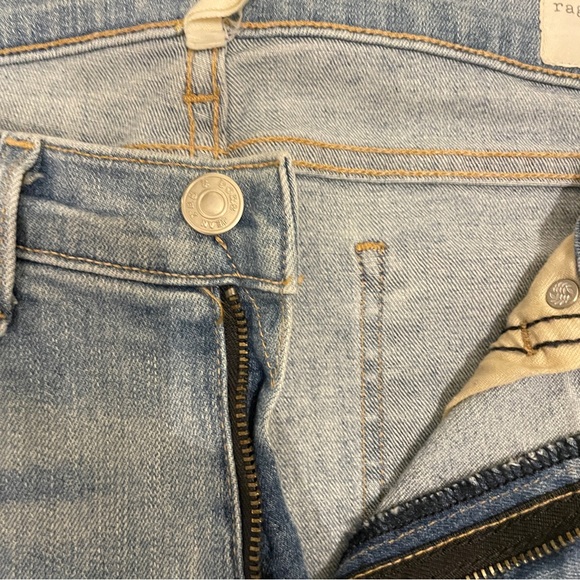 Distressed Rag & Bone Skinny Jeans - Picture 3 of 10